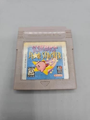 Kirby's Star Stacker (Nintendo Gameboy) Authentic - Tested & Working