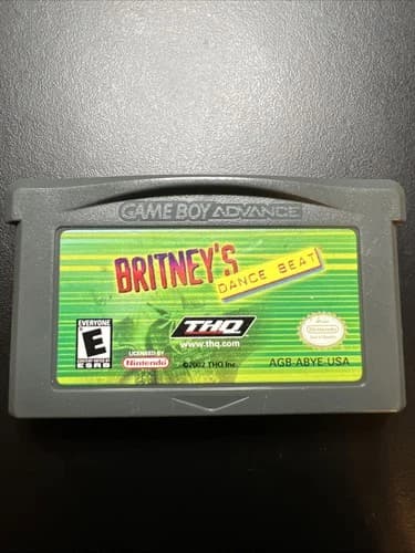 Britney’s Dance Beat (Nintendo Game Boy Advance) Tested,Authentic Cartridge Only