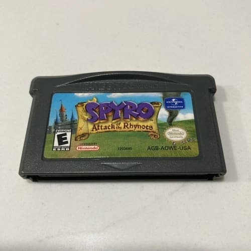 Spyro: Attack of the Rhynocs Game Boy Advance GBA 2003 Cartridge Only Tested