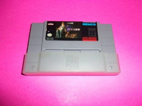 Phalanx (Super Nintendo Entertainment System SNES, 1992) Authentic Tested Cart