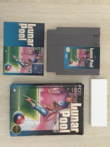 Lunar Pool NES CIB With Original Inserts - Tested & Working