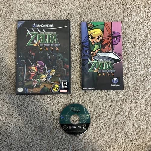 The Legend of Zelda: Four Swords Adventures - GameCube - CIB - Tested