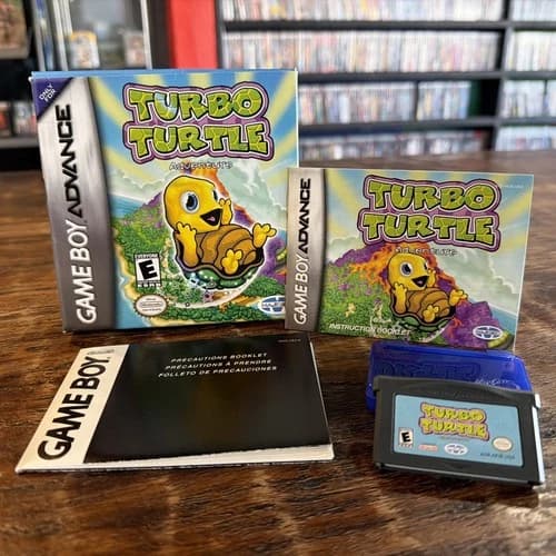 Turbo Turtle Adventure (Nintendo Game Boy Advance GBA, 2002) Complete CIB