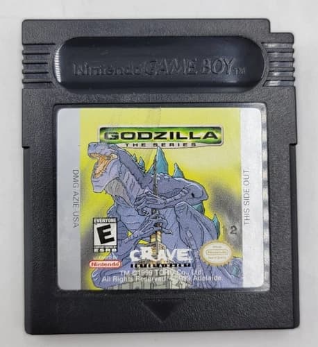 Godzilla: The Series Monster Wars (Nintendo Game Boy Color, 2000) Tested