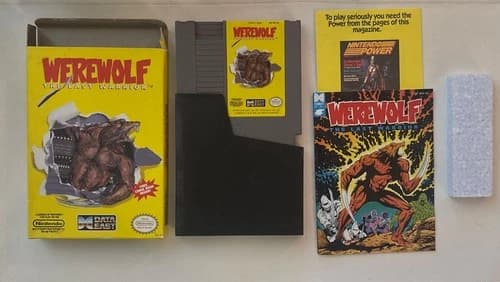 Werewolf The Last Warrior (Nintendo NES 1990) With Original Box and Manual