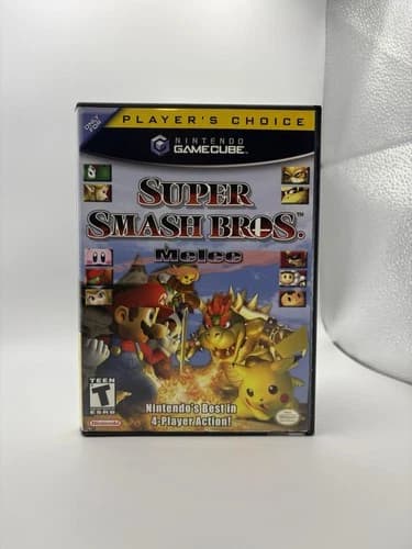 Super Smash Bros Melee (Nintendo GameCube, 2001) CIB