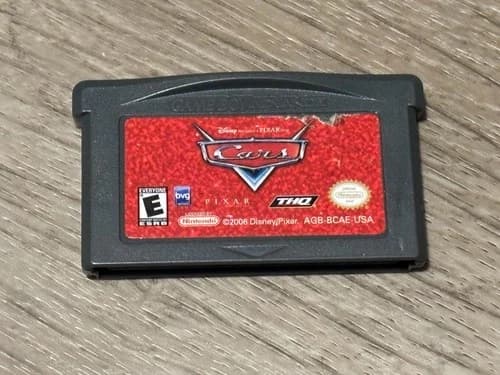 Cars Nintendo Game Boy Advance GBA Cleaned & Tested Authentic