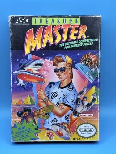 Treasure Master (NES, 1991) – Complete in Box (CIB) | Free Shipping | Charity
