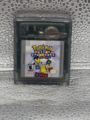 Pokemon Puzzle Challenge Game Boy Color 2000 Authentic Tested & Working