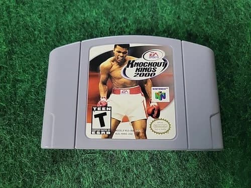 Knockout Kings 2000 (Nintendo 64, 1999) N64 Authentic Cart Only Tested Very Good