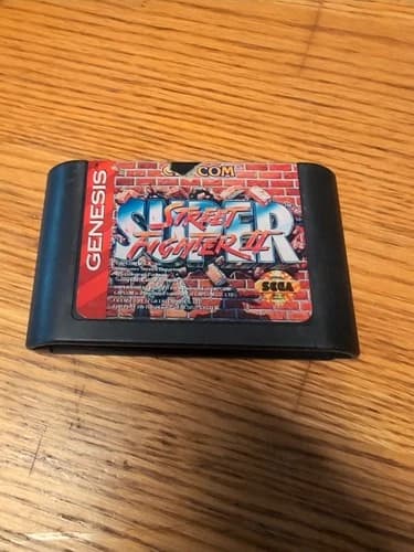 Super Street Fighter II (Sega Genesis, 1994) — Tested — Cartridge Only Working