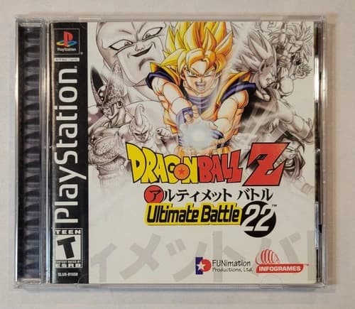 2003 Dragon Ball Z Ultimate Battle 22 PlayStation 1 PS1 Video Game Complete CIB