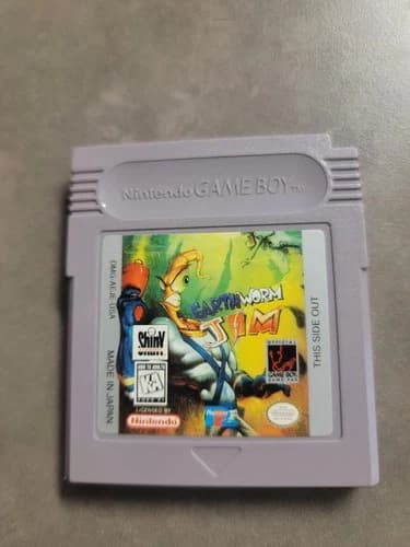 Earthworm Jim - Authentic Original Nintendo GameBoy Cart Only Tested Working