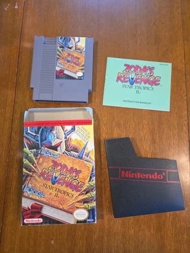 Star Tropics II Zoda's Revenge for Nintendo NES Cib Works