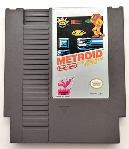 Metroid (Nintendo NES, 1987) *Cart Only* Authentic Tested & Cleaned!