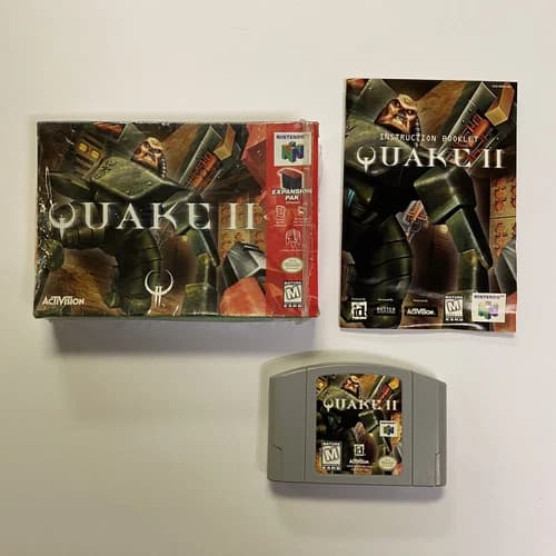 Quake II 2 for Nintendo 64 N64 Complete Game In Box CIB