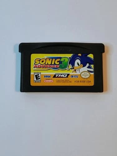 Sonic Advance 3 (Nintendo Game Boy Advance, 2004) TESTED