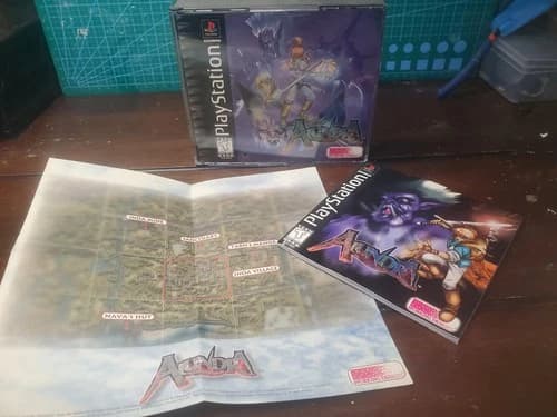 Alundra PlayStation 1 Game Complete in Box Excellent With Manual Holographic