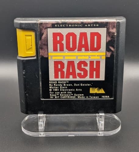 Road Rash [EA] (Sega Genesis, 1991) 16-Bit Cart Only Tested & Working