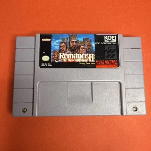 Romance of the Three Kingdoms II SNES (Super Nintendo, 1992) Tested Cart Only