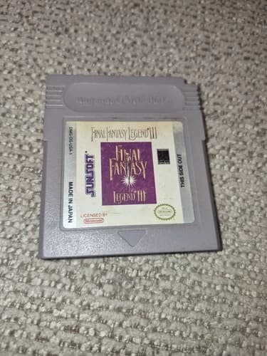 Final Fantasy Legend III Nintendo Game Boy Authentic Cartridge Tested