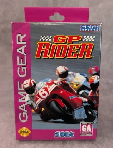 GP Rider (Sega Game Gear) Complete in Box CIB