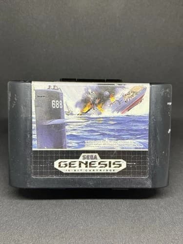 688 ATTACK SUB (Sega Genesis Video Game Cartridge)
