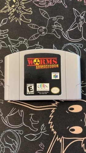Worms Armageddon Nintendo 64 N64 Authentic Game NUS-NADE-USA Tested