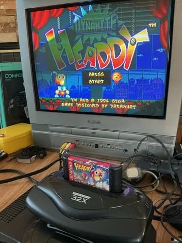 Dynamite Headdy Tested (Sega Genesis, 1994) Cart Only