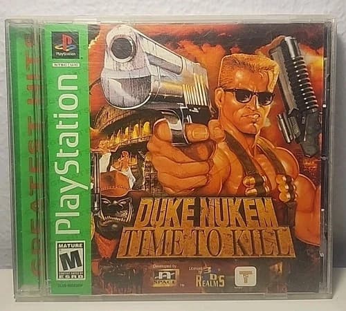 Duke Nukem: Time to Kill Greatest Hits (Sony PlayStation 1, 2001) ps1 cib tested