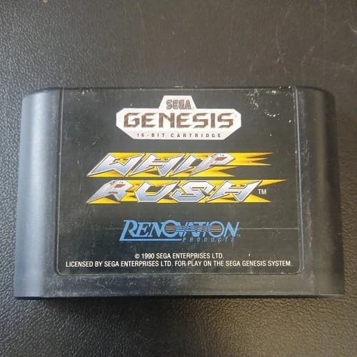 Whip Rush (Sega Genesis, 1990) Cart Only Authentic Tested