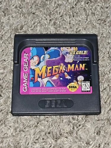 MEGA MAN Sega Game Gear CAPCOM Megaman AUTHENTIC WORKS Game Cartridge Only RARE