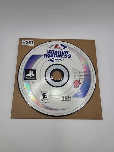 NCAA March Madness 2001 Sony PlayStation 1 PS1 Disc Only NO Usps TRACKING