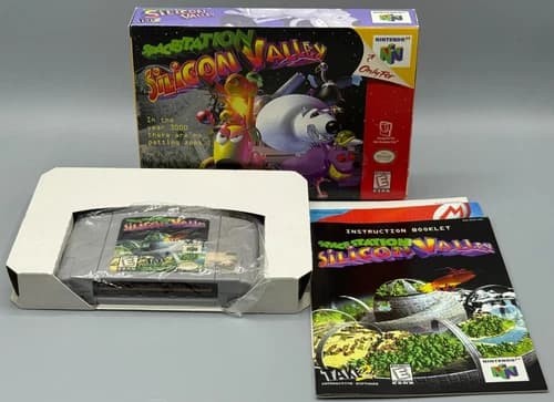 Space Station Silicon Valley Nintendo 64 N64 CIB Complete W/ Manual Authentic