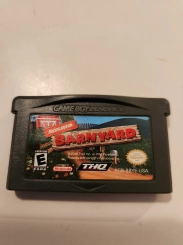 Barnyard- Nickelodeon Nintendo Game Boy Advance GBA Tested