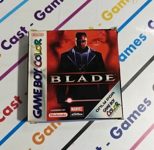 NINTENDO GAMEBOY COLOR BLADE ITALIAN ESP COMPLETE RARE