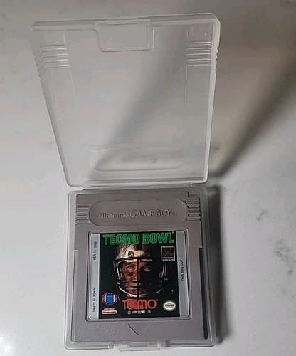 NIntendo Game Boy Tecmo Bowl Cartridge. Used. Tested/Works.