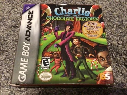 GBA Charlie and the Chocolate Factory Rare Movie Ticket Variant CIB with Pass