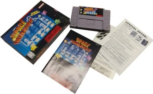 Nintendo SNES Game Cartridge : SPACE INVADERS : Tested : CIB