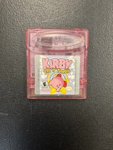 Kirby Tilt 'n' Tumble (Game Boy Color, 2001) (Cartridge Only) *Tested and Tilts*