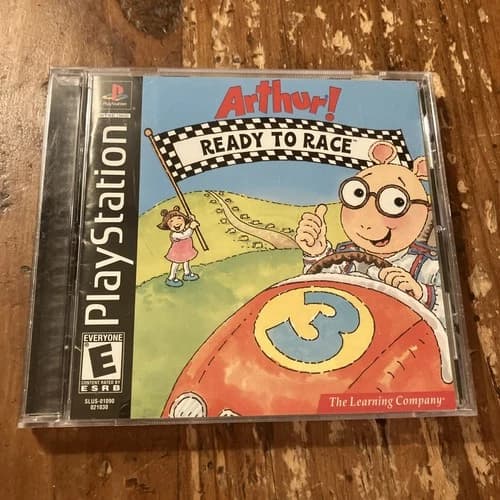 Arthur Ready to Race (Sony PlayStation 1, PS1, 2000) CIB Completed Tested