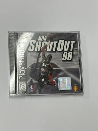 NBA ShootOut 98 PlayStation 1 Sony PS1 1998 NBA Basketball Game Complete Manual