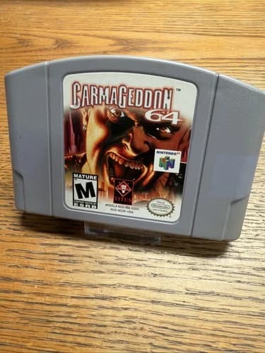 Carmageddon 64 Nintendo 64 N64 Cartridge Only Authentic