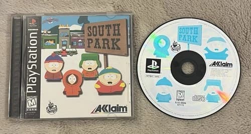 South Park (PlayStation 1, PS1 1999) Complete CIB w/ Reg Card Tested Works