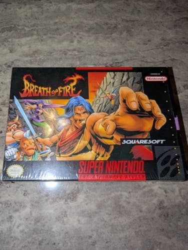 Breath of Fire (Super Nintendo SNES, 1994) CIB - Complete w/Posters