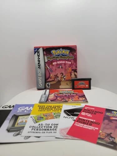 Pokemon Mystery Dungeon: Red Rescue Team Nintendo Game Boy Advance Authentic CIB