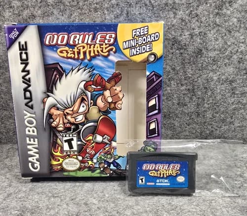 No Rules Get Phat for Nintendo Game Boy Advance GBA, tested, no mini board