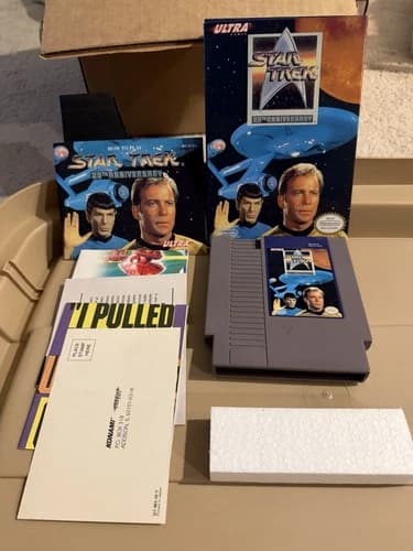 Star Trek: 25th Anniversary (Nintendo Entertainment System, 1992) CIB, Fast Ship