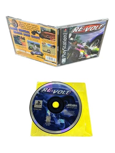 Sony PlayStation 1 PS1 CIB COMPLETE TESTED Re-Volt 1999