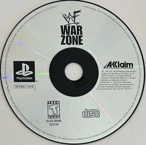 WWF War Zone - GH (Sony PlayStation 1, PS1) DISC ONLY | NO TRACKING | M74